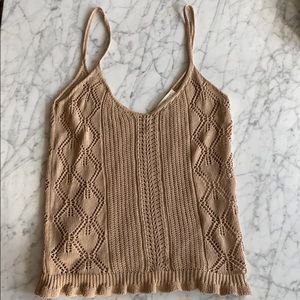 Sezane crochet tank